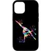 Floor Gymnastics Team Equipment Gymnasts Custodia per iPhone 12/12 Pro Ginnasta con mazze Ragazze Bambini Ginnastica Ritmica