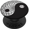 Ying Yang Mandala Mandala Ying Yang PopSockets PopGrip Intercambiabile