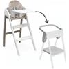 Chicco Seggiolone Crescendo Up con Torre Montessoriana - Pearl Copper