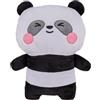 Cartomania Borsa acqua calda plushy feel at home, Tema pinguino, Azzurro, Morbido cuscino plushy integrato, Portatile, Per bambini e adulti, Idea regalo