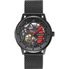 Pierre Lannier - Automatic watch Paddock - Automatic movimento dell'orologio - Spessore della cassa: 12.3 mm - Larghezza della cassa: 43 mm - Acciaio inossidabile - Noir - 5 ATM