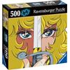Ravensburger Puzzle 500 Pezzi Lady Oscar - Puzzle Adulti +14 anni, 49 x 36 cm, Puzzle per Adulti Effetto Nostalgia, Collezione 80s Mania, Idee Regalo