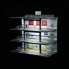 Vetrina espositiva per modellini di auto in 1/64, modello di scenario in
