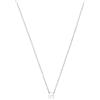LUXENTER Collana Alphabet finitura argento