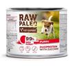 RAW PALEO Beef Rabbit Puppy 200g cibo umido per cuccioli con manzo e coniglio