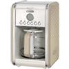Ariete 1342 Macchina per Caffè Americano - 12 tazze - Caraffa in vetro temperato - Programmazione fino a 24 ore - Autospegnimento - 2000 Watt - Beige