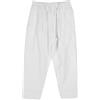 BAOFUYA Pantaloni Musulmani da Uomo Pantaloni Afgani in Cotone Stile Sciolto Pantaloni da Uomo Musulmani Arabi Mediorientali con Fascia Elastica in Vita per la Preghiera (Bianco)