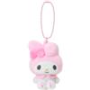 Sanrio NUOVO!! Portachiavi peluche My Melody Soft Flocked Bag Charm 3" (originale Sa...