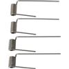 ECSiNG 4 Molle Per Cassette Postali Con Bracci Flessibili 55x29x13x13,5 Mm 54x29x13x14,5 Mm Per Cassette Postali Tradizionali