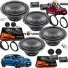 Hertz Evotuning Kit 8 Casse Altoparlanti Hertz CK 165 Anteriori e Posteriori per FIAT 500X 500L