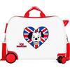 JOUMMA BAGS Trolley 101 Dalmatian Lucky Cavalcabile Abs 4 Ruote