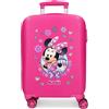 JOUMMA BAGS Minnie Super Helpers Trolley Abs 50cm 4 Ruote Fucsia