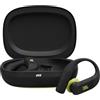 JBL Endurance Peak 4 Auricolari Sportivi True Wireless In-Ear con Cancellazione del Rumore, Bluetooth, Autonomia di 48 Ore, TwistLock, Resistenza a Polvere e Acqua IP68, Suono Pure Bass, Nero/Lime
