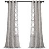 Lush Decor Avon - Tende a pannello per finestra, 213,4 x 96,5 cm, colore: Grigio