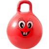 Idena 40093 - Sprung Ball Happy Face, 45 - 50 cm, Rosso