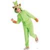 DISGUISE Pokémon Grookey Jumpsuit for Kids, Official Pokémon Licensed Classic Unisex Kids Fancy Dress by, Includes Fabric Hood with Character Details, for ages 4-6, 7-8, 10-12 years