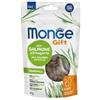 Monge Gift Snack Cat Hairball con Salmone ed Erba Gatta Filled and Crunchy 60g