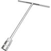 SENRISE Chiave a bussola, a testa esagonale, lunga, 6-19 mm, con impugnatura a T, a portata profonda, 1 pz, argento