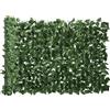 Outsunny Rotolo di Siepe Finta di Faggio per Balcone e Giardino in PE, 300x100 cm Siepe Artificiale con Foglie di Edera, Protezione UV, Verde Scuro | Aosom Italy