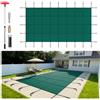 VEVOR Copertura per piscina rettangolare in rete di sicurezza 6,1 x 12,2 m verde invernale per esterni