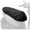 Auto Accessori Lupex - Coprisella Universale taglia L 86x48 cm, telo impermeabile, copri sella Scooter e Moto, in poliestere, colore nero, con borsa, disponibile anche M XL Maxi