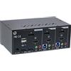 InLine Switch KVM da tavolo - 2 vie - Doppio monitor - DPHDMI - 4K - USB 3.0 - Audio