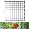 OFFCUP Rete a traliccio per coltivazione, 100 x 100 cm, resistente ed elastica, con 6 ganci in acciaio, supporto per piante idroponiche, rete da giardino, per giardinaggio, piante da interni ed