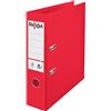 Rexel Choices, A4 Leva Arco File, 75 mm Dorso, 500 fogli di capacità, Copertina in plastica, Cartella di file, 2115504, Rosso chiaro