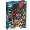 Clementoni - Puzzle 1000 Pezzi per Adulti e Ragazzi, Collection, Tema Superman DC Comics, Poster Incluso, Idea Regalo Uomo e Donna, Made in Italy, 50x70 cm, 37506