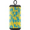 Music Sound - VERTICAL - Cassa Speaker Bluetooth - 5 WATT - Wireless - Play Time 4 Ore - Bluetooth 5.0 - Giallo/Azzurro