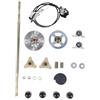 Tonysa Kit di Montaggio Assale Posteriore Live Go Kart 29in, Materiali Premium, Ampia compatibilità, Elevata affidabilità, Componenti del Freno (con) e Catena 428, (per) Quad ATV