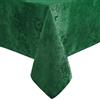 Threadmade Elrene Home Fashions Poinsettia Elegance Tovaglia da pranzo in jacquard per Natale/festività, resistente alle pieghe, 152 x 360 cm, rettangolare, verde