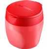 STABILO woody 3 in 1 Temperamatite - Temperino per mine spesse XL - Rosso