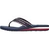Tommy Hilfiger Donna Infradito Webbing Beach Sandal con Tacco a Zeppa, Blu (Space Blue), 36