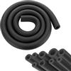 YuLiMirich Tubo isolante in gommapiuma, diametro 22 mm, isolamento dei tubi, colore nero, per isolamento dei tubi, riscaldamento sanitario, tubo di rame 1,8 m