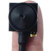 enterelettronics Mini Telecamera Pinhole Spia Nascosta Spy Cam con Microfono per Audio. Microspia Può Essere Visualizzata Direttamente su Monitor, Incluso 1 Alimentatore 12V-1Ah - Per Interno- NO WIFI