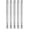 QUARKZMAN 5pz Punte per Cacciavite Chiave Esagonale 6mm (H6) Metrico 1/4 Attacco Esagonali 100mm (4) Punta Magnetica Lunghe Acciaio S2 Punta per Trapano Piatta Grado Industriale per Viti