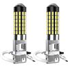 Katur, 2 lampadine LED da 900 lumen, attacco H3, super luminose3014, 78 SMD, luci per guida diurna, luci allo xeno, bianche, 6000 K, CC da 12 V a 24 V