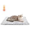 Nobleza Tappetino Riscaldante Cani Gatti 50x40 cm, Silenzioso Antiscivolo | Tappetino autoriscaldante senza elettricità, coperta autoriscaldante soffice caldo, tappetino termico lavabile cane