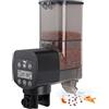 hygger Mangiatoia Automatica Acquario Pesci,350ml Alimentatore Automatico per Acquario con Display LCD Controller, Automatic Fish Feeder for Weekend Holiday(Battery Not Included)