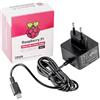 Raspberry Pi Alimentatore ufficiale Raspberry Pi 5 USB-C da 27 W, USB-C Power Supply, nero