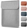 Allinside 13-13,3 Pollici Custodia per Laptop Compatibile con MacBook Pro 14 2021-2024 (A2918, A2992, A3112, A3401, A3185)/MacBook Air/Pro 13 2010-2017, Custodia in Pelle PU per Laptop, Grigio