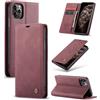 Ottcooed Cover per iPhone 11 Pro Max Custodia, Cover Pellicola a Libro Portafoglio in Pelle Porta Carte Protettiva Slot per Scheda Flip Case con iPhone 11 Pro Max, Rosso vino