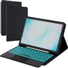 VANKEYPAD Custodia Tastiera per Samsung Galaxy Tab A11 Plus /A9+ 11 pollici - 7 Colori Illuminato Senza fili Rimovibile Tablet Tastiera con Touchpad - Layout Italiano QWERTY Cover Tastiera per Tab A11+ Nero
