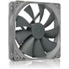 Noctua NF-P14s redux-1200, Ventola Silenziosa, 3-Pin, 1200 RPM (140 mm, Grigio)