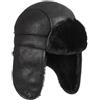 Harssidanzar Cappelli da Trapper Aviatore per Uomo e Donna Cappello Caldo Invernale in Pelle di Agnello Shearling CU610EU, Bronzo, Taglia XL
