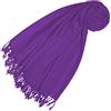 Lorenzo Cana - Pashmina - Basic - Donna viola Lila