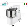 Impastatrice a spirale da 38 Kg con testa fissa, vasca da litri 42, V.230 1, kW.1,5, dim.mm 800x474x764h