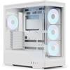 AEROCOOL Case Aerocool P500A Midi Tower ATX Vetro Temperato RGB Bianco