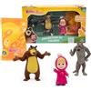 GIOCHI PREZIOSI S.P.A. Giochi Preziosi Masha e Orso Set 4 Personaggi